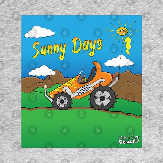 Sunny Days Orange Offroad Buggy Truck by Dad n Son Designs